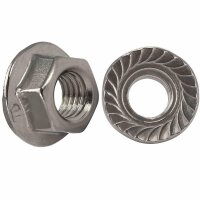 Sechskantmuttern mit Flansch (DIN 6923)