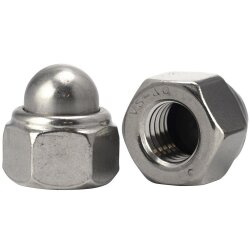 Hutmuttern selbstsichernd mit nichtmetallischem Klemmteil...