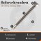 Bohrschrauben mit Senkkopf Form, Innensechsrund DIN 7504 Edelstahl A2