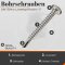 Bohrschrauben mit Linsenkopf Z Form, Pozidriv DIN 7504 Edelstahl A2