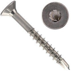 Spanplattenschrauben TORX mit Bohrspitze (Teilgewinde),...