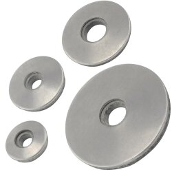 Dichtscheiben mit grauem EPDM Edelstahl A2