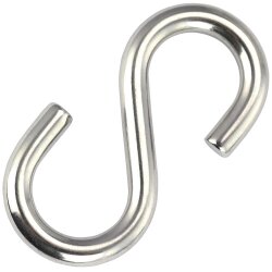 S-Haken D=10 symmetrisch, Edelstahl A4