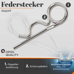 Federstecker ähnl. DIN 11024 A2 6,30x97