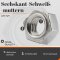 Sechskant-Schweißmuttern DIN 929 A2