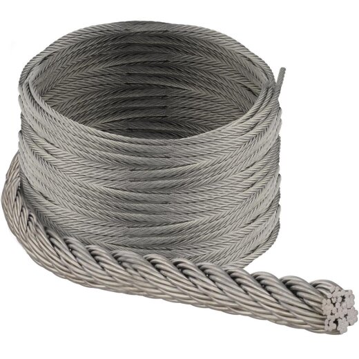 1,0 mm Drahtseil 7x7 mittelweich, Edelstahl A4