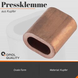 Pressklemme Kupfer Cu 1 mm