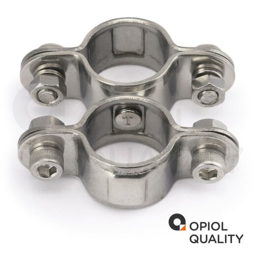 OPIOL QUALITY® Rohrschelle aus Edelstahl A2 V2A Schelle