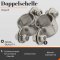 Doppelschelle Doppelt 25 mm