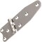 Scharnier Form A 129x40 mm Edelstahl A2