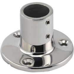 Relingfuss 90°  Rund 22mm