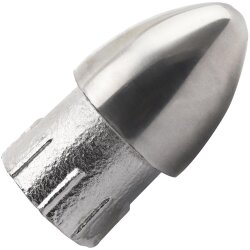 Rohrendstück 22 mm Edelstahl A4