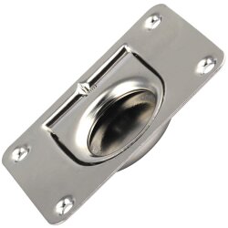Bodenheber 76x57 mm Edelstahl A2