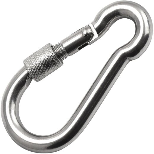 Karabinerhaken mit Mutter 80 mm