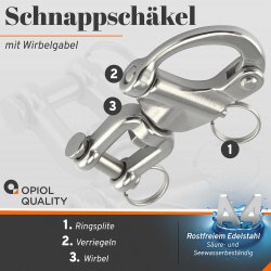 Schnappschäkel 92 mm