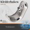 Kleiderhaken Zwei Loch 31x16,5 mm