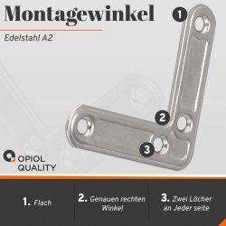 Montagewinkel 70 mm