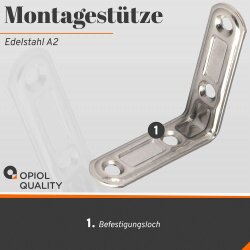 Montagest&uuml;tze 70mm