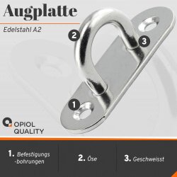 Augplatte Typ B 60 mm