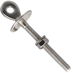 Augbolzen mit Kragen M8 Edelstahl A4