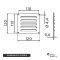Kiemenblech Typ B 120x12 mm