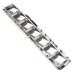 Lüftungsblech 327x76 mm Edelstahl A4