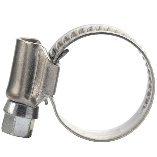 Schlauchschellen mit Schneckenantrieb, Form A DIN 3017 140-160/12 Edelstahl A2