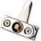 Cabinet Panel Lock+Brass Edelstahl A2