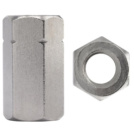 Sechskantmuttern, 3 d hoch DIN 6334 A2