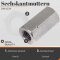 Sechskantmuttern, 3 d hoch DIN 6334 A2