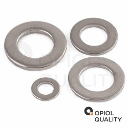 10 Stück Unterlegscheiben 5,3 (M 5) DIN 125 Edelstahl A2