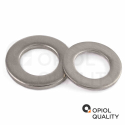 10 Stück Unterlegscheiben 5,3 (M 5) DIN 125 Edelstahl A2