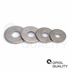 10 Stück Große Unterlegscheiben 10,5 (M10) DIN 9021 Edelstahl A2
