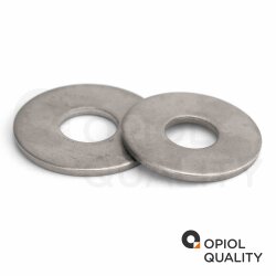 10 Stück Große Unterlegscheiben 10,5 (M10) DIN 9021 Edelstahl A2