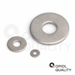 10 Stück Große Unterlegscheiben 10,5 (M10) DIN 9021 Edelstahl A2