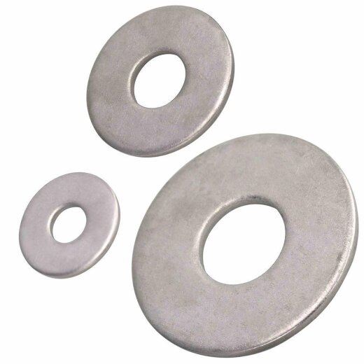 25 Stück Große Unterlegscheiben 13 (M12) DIN 9021 Edelstahl A2