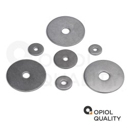 5 Stück Karosseriescheiben 30 x 10,5 x 1,5 Edelstahl A2
