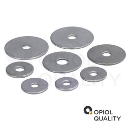 5 Stück Karosseriescheiben 30 x 10,5 x 1,5 Edelstahl A2