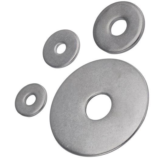 50 Stück Karosseriescheiben 30 x 8,4 x 1,5 Edelstahl A2