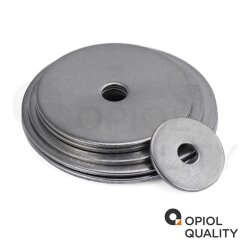 500 Stück Karosseriescheiben 20 x 6,4 x 1,5 Edelstahl A2