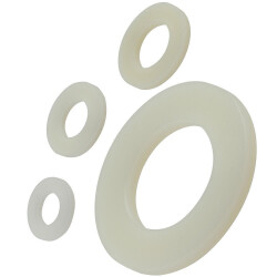 50 Stück Unterlegscheiben 3,2 (M 3) DIN 125 Polyamid PA