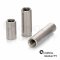 10 Stück Gewindemuffen M8x50 (D=11) rund, Edelstahl A2