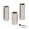 10 Stück Gewindemuffen M8x50 (D=11) rund, Edelstahl A2