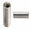 50 Stück Gewindemuffen M12 X 30 (D=15) rund, Edelstahl A2