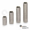 50 Stück Gewindemuffen M12 X 30 (D=15) rund, Edelstahl A2