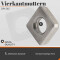 Vierkantmuttern, niedrige Form DIN 562 A2