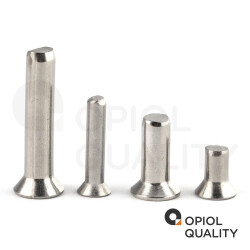 100 Stück Senknieten DIN 661 A2 3X8