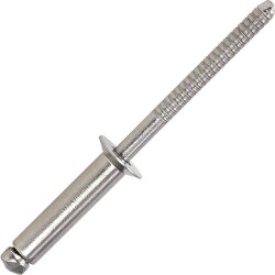 1 Stück Blindniet 5,0 X 12 mm mit Senkkopf DIN 7337...