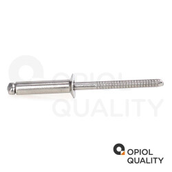 5 Stück Blindniet 4,8 X 25 mm mit Senkkopf DIN 7337 Edelstahl A2