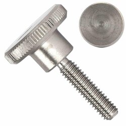 2 Stück Rändelschrauben M6 X 30 hohe Form DIN...